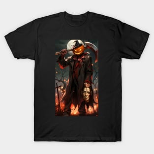 Horror Pumpkin Scream T-Shirt